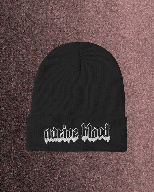 Natve Blood Embroidered Beanie