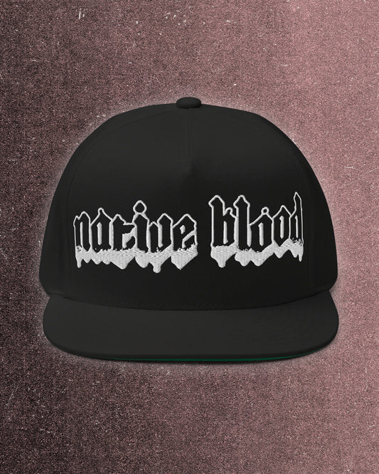 Native Blood Flat Bill Snapback